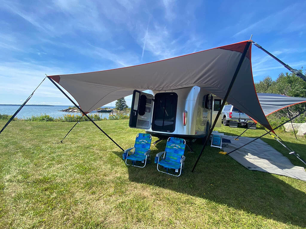 retractable tarps brendale Basecamp Back Tarp – Dragon Fly Tarps