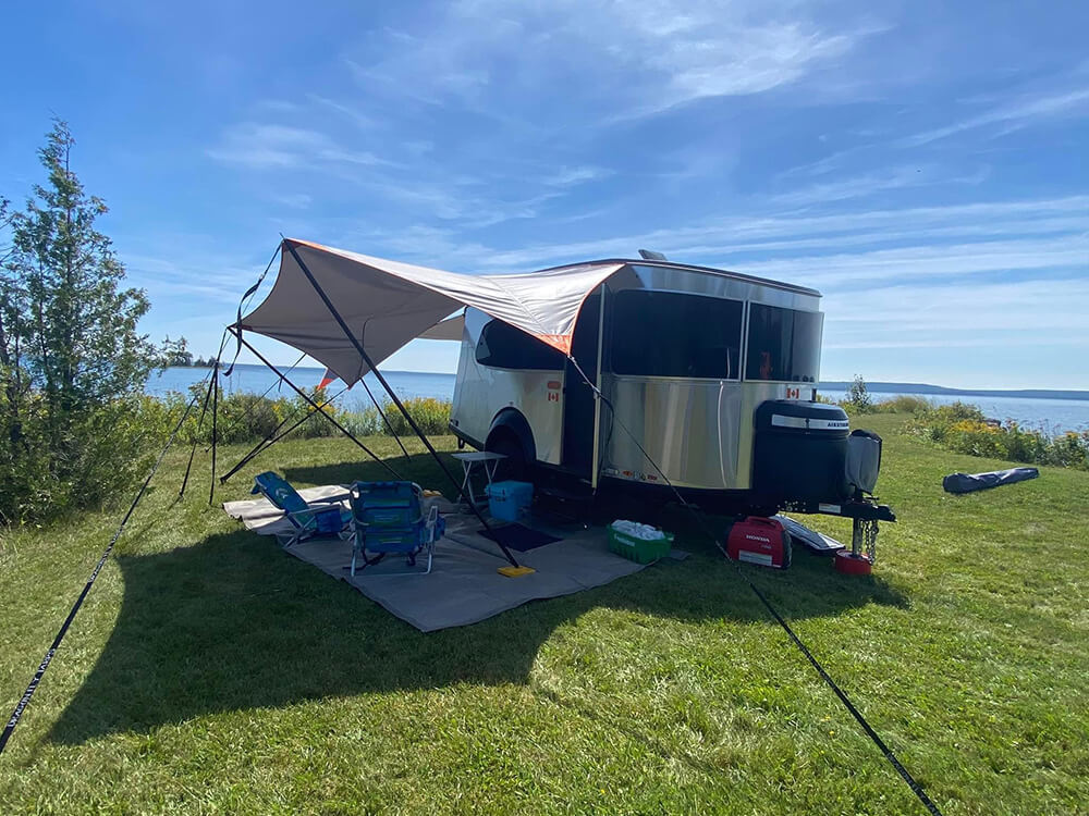 airstream tent Basecamp Side Tarp – Dragon Fly Tarps