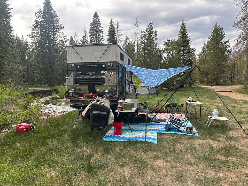 tarp wohnwagen 4 Wheel Camper Test